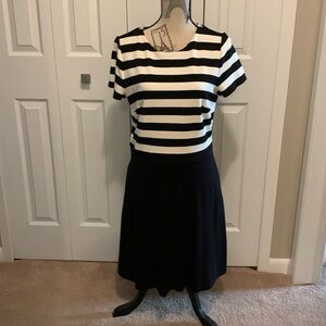 Loft back zipper dress